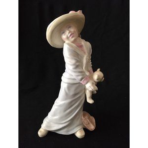 Coalport Figurine "Tuesday's Child is Full of Grace" Girl with Teddy Bear